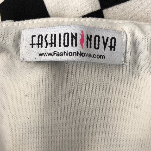 *SOLD* Fashion Nova Checkered Mini Dress - Picture 5 of 6